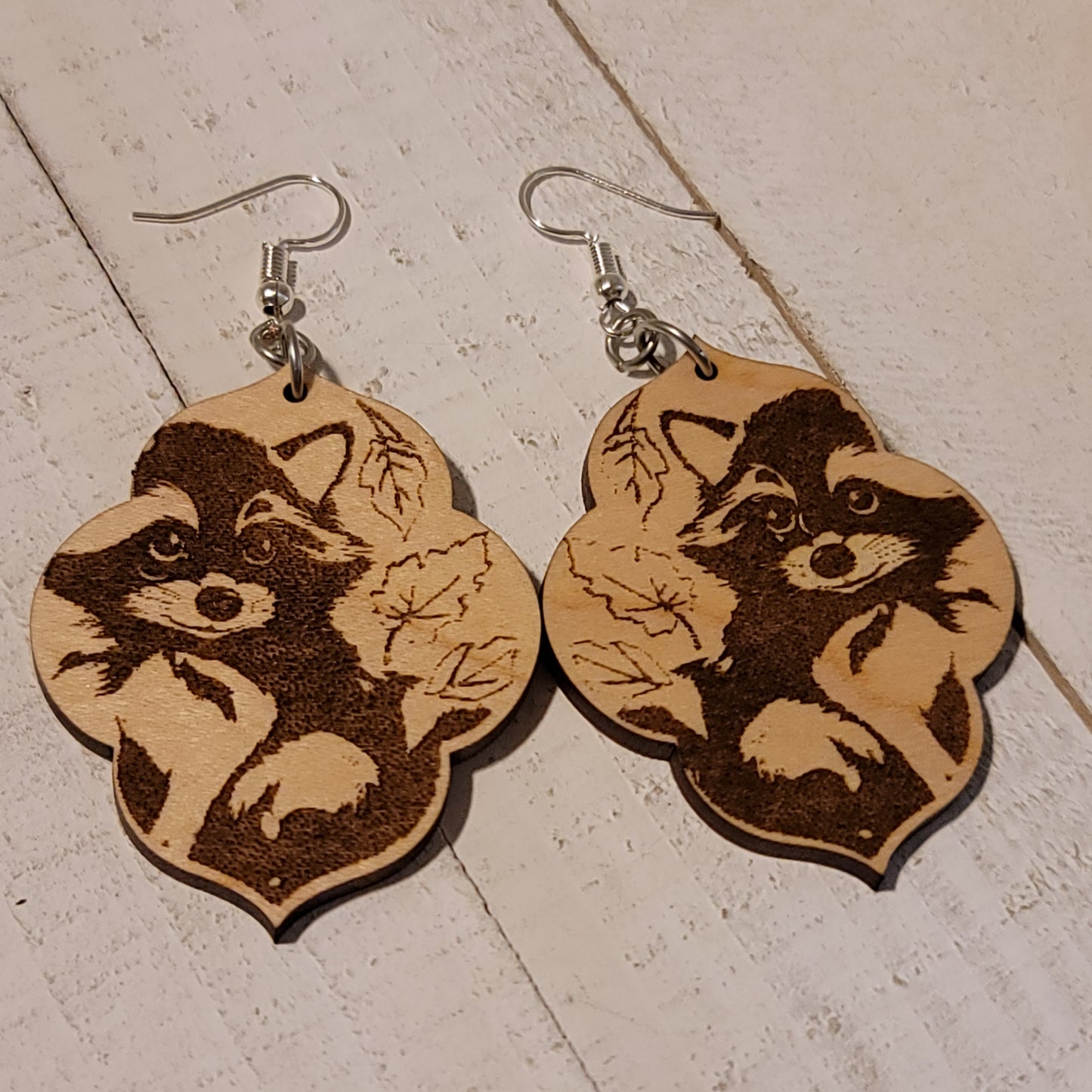 Racoon Dangle Earrings