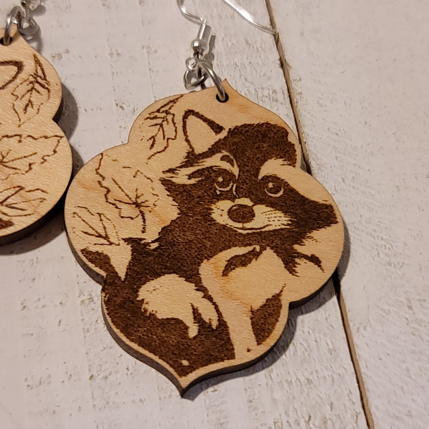 Racoon Dangle Earrings