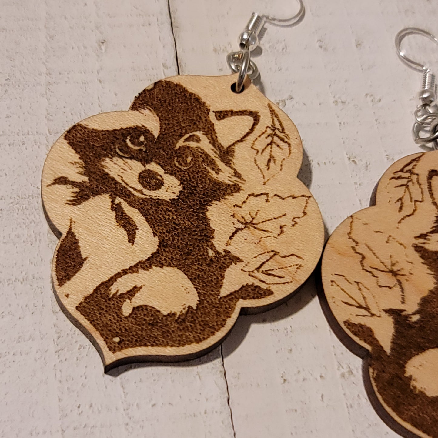 Racoon Dangle Earrings