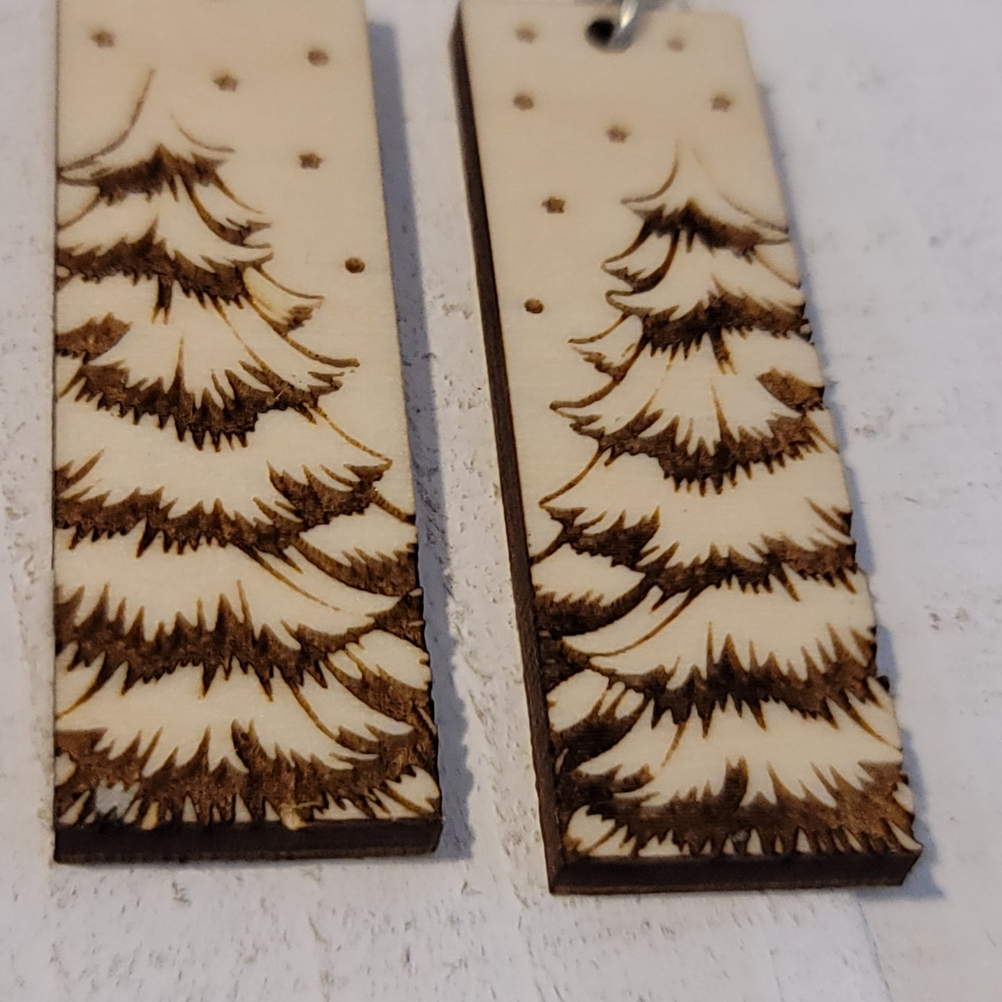 Christmas Tree Dangle Earrings