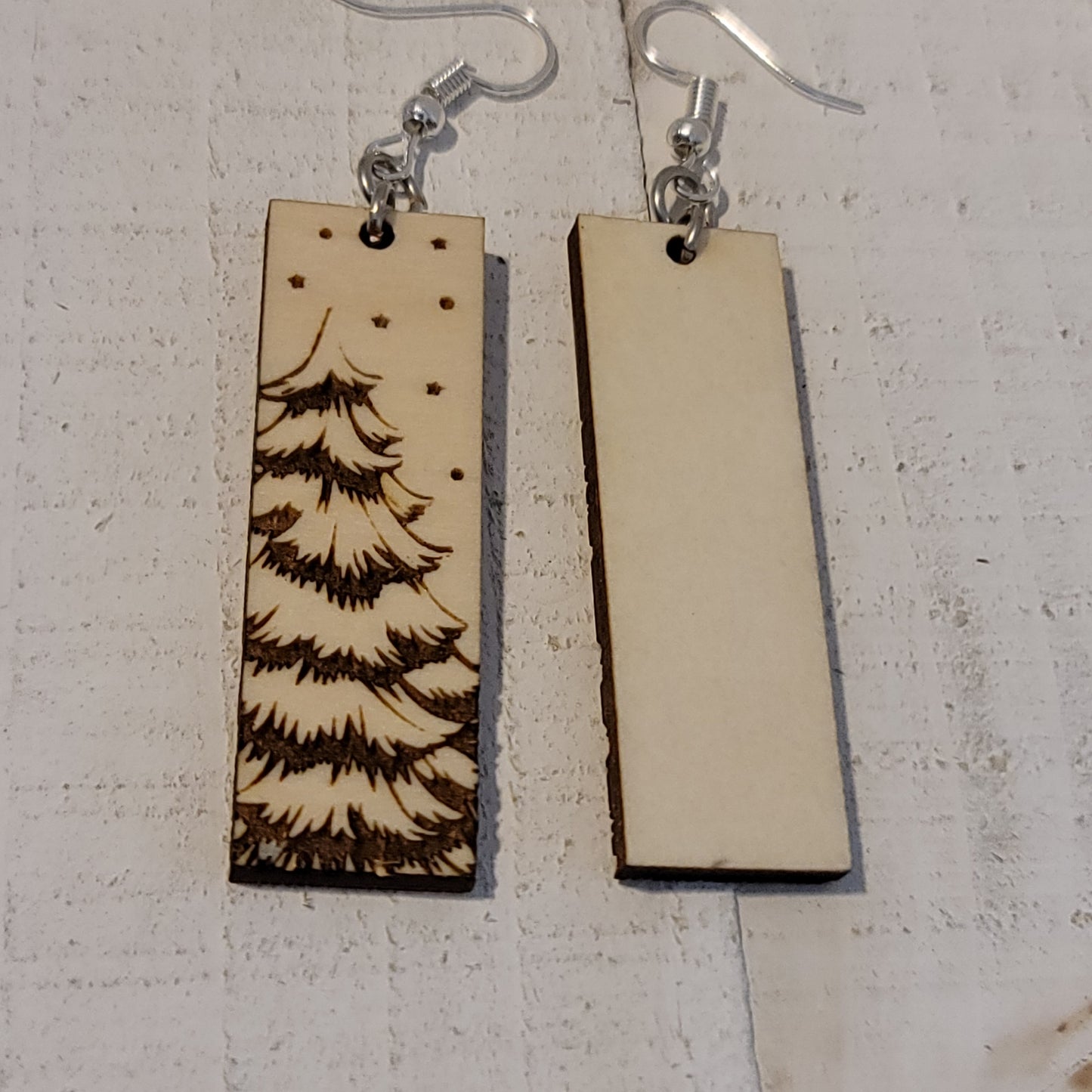 Christmas Tree Dangle Earrings