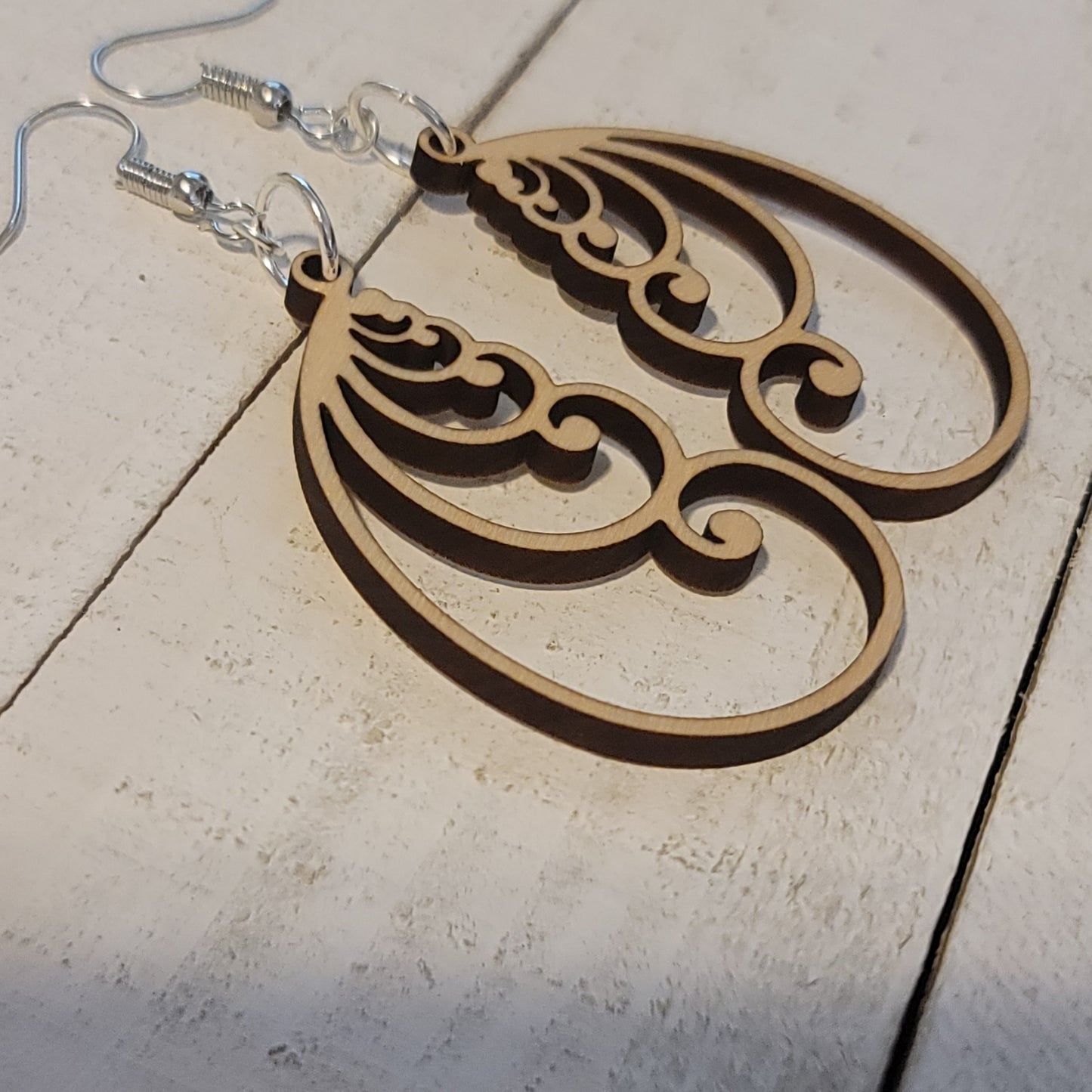 Fibonacci Spiral Dangle Earrings